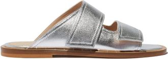 Scarosso Karen Sandalen - Dames - Sandalen - Grijs - 35 EU - Leer - Schoenen