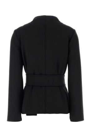 Max Mara 2611911028600 004 Nero Exterior: Nylon Elastane Giacche E Gilet Jacket
