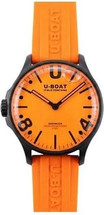 U-Boat Capsoil Quartz Orange Dial Mens Watch 8968