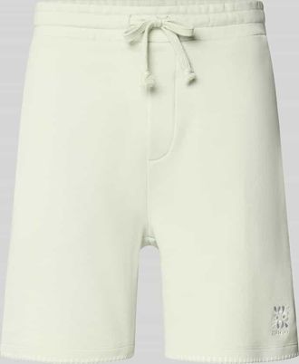 HUGO BOSS Regular Fit Sweatshorts aus reiner Baumwolle Modell DARONOSO in Mint, Gr&ouml;&szlig;e XL