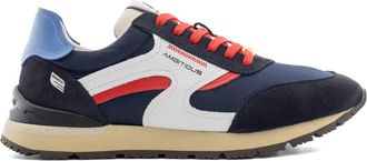 Ambitious Speedster Retro Runner - Heren - Sneakers - Blauw - 40 EU - Leer - Schoenen