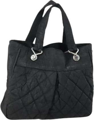 Chanel Pre-owned Tote Bags, female, Black, Size: ONE SIZE Pre-owned Vintage Tote Bag
