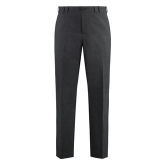 Pantaloni Torino Heren, Broeken, Grijs, Maat: L Wol