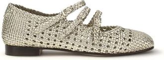 Carel Ariana Ballerinas - Dames - Ballerinas - Grijs - 39 EU - Leer - Schoenen