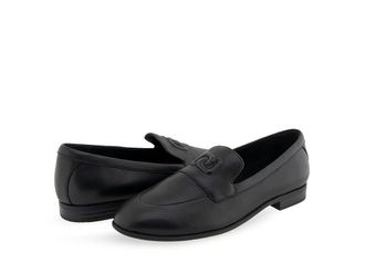 Aerosoles Wiera Womens Flat Shoes Black Leather : 9.5 B - Medium