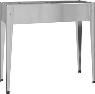 vidaXL Jardinera De Acero Galvanizado 100,5x40,5x90 Cm Vidaxl