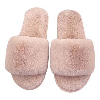 Generic Slippers Women House Shoes Womens Animal Slippers Women House Slipper Cotton Linen Indoor Outdoor Slipper Sandals Toe Bedroom Breathable Shoes Sheepsk