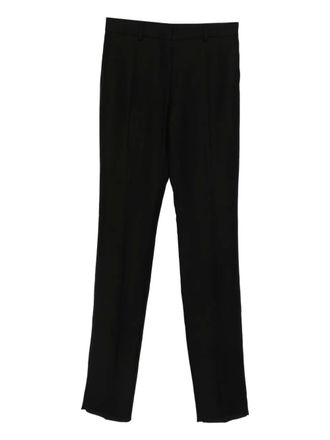 Sportmax Front-pleat trousers - Black
