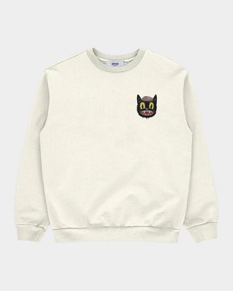 Arrels Barcelona Small Cat Graphic Cotton Sweatshirt