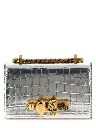 Alexander McQueen Mini-Umhängetasche Jewelled Satchel