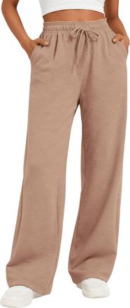 Generic Joggers For Women Uk Womens Clothing Ladies Jogging Bottoms With Pockets Running Sweatpants Workout Gym Sports Fleece Lined Tracksuit Bottoms Wide Leg