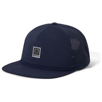 Brixton Journey Medium Profile Performance Snapback Cap - Unisex | blau