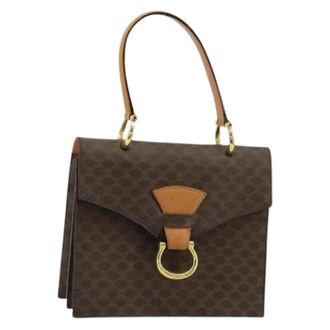 Celine Pre-owned Vintage Hand Bag - Dames - Vintage Handtas - Bruin - ONE Size - Leer - Vintage