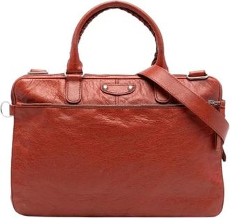 Balenciaga Pre-owned Handbags, female, Red, Size: ONE SIZE Pre-owned Business Bag