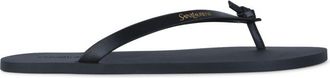 Saint Laurent Leder-Flip-Flops