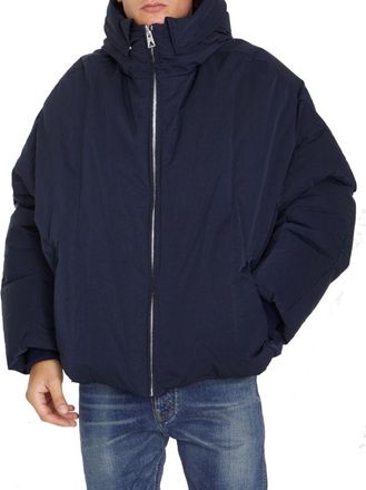 Bottega Veneta Mens Blue Polyamide Coat Clothing