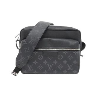 Louis Vuitton Pre-owned Taiga Rama Messenger Schoudertas - Dames - Pre-owned - Zwart - Maat: ONE Size Leer