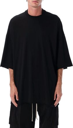 Rick Owens Black Solid Crew Neck T-Shirt