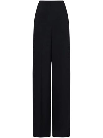 Emporio Armani crepe trousers - Blue