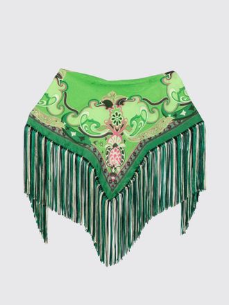 Etro Foulard in seta con frange Etro