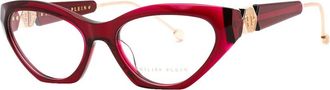 Philipp Plein Womens Vpp069s 55Mm Optical Frames