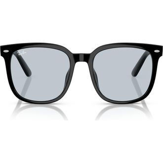 Ray-Ban 57mm Square Sunglasses in Blue Glitter at Nordstrom