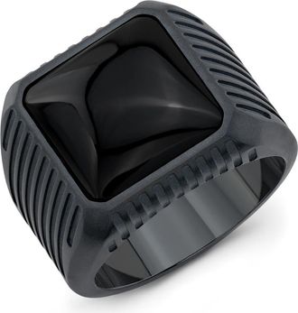 Room101 Onyx Block Ring in Black at Nordstrom, Size 11