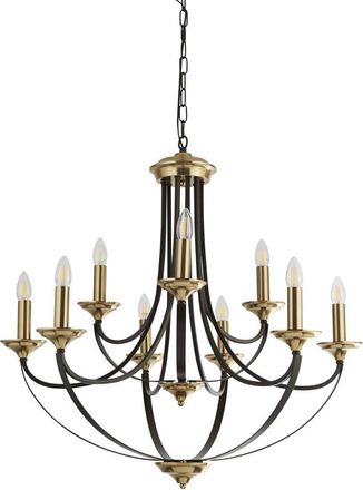 Searchlight Moderner, dimmbarer Kronleuchter Belfry &oslash; 78 cm, 9-flammig