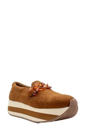 Volatile Harding Platform Loafer in Cognac at Nordstrom, Size 9.5