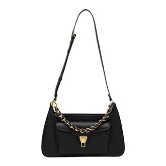 Coccinelle Tassen, Dames, Zwart, ONE Size, Leer, Kleine Schoudertas
