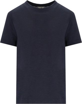 Barbour Ava T-shirt - Dames - T-shirts - Blauw - S - Katoen - Tops