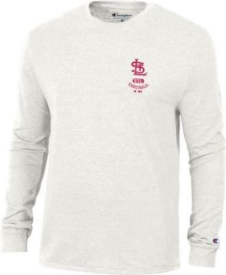 Champion Mens Champion White St. Louis Cardinals Cooperstown Winning Tradition Tri-Blend Long Sleeve T-Shirt at Nordstrom, Size X-Large