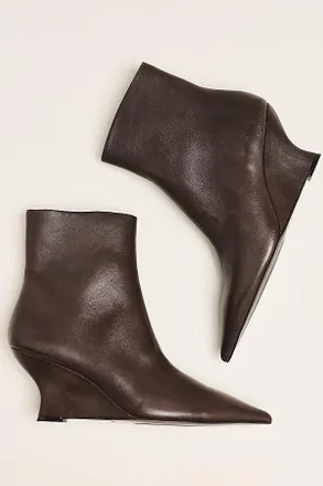 Lola Cruz Wedge Ankle Boots