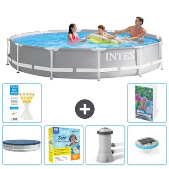 Intex Piscina Prism Frame Redonda - 366x76 Cm - 7-piezas S4
