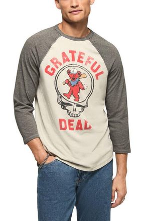 Lucky Brand Grateful Dead Graphic Baseball T-Shirt in Black Multi at Nordstrom, Size Xx-Large