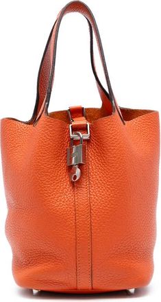 Herm&egrave;s Pre-owned Hermes Clemence Picotin Lock 18 Ladies FKIS15AU353IH8A9