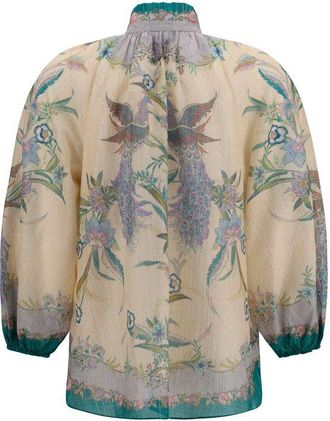 Zimmermann Womens Multicolor Cotton Blouse