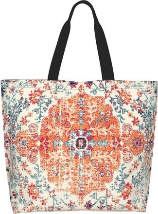 Generic Bohemian Ethnic Boho Shopping Bag Handle Shoulder Bag Foldable Shoulder Bags For Ladies Beach Travel