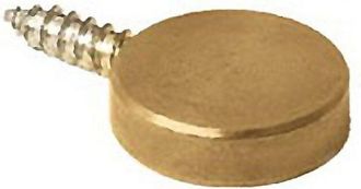 Wurko Portaestante Espiga Laton Caja 200, Portaestante Redondo Para Muebles. - Con Espiga Rosca Madera De 1,5cm. - Lat&oacute;n Di&aacute;metro 1,5cmcaja De 200 Unidades.