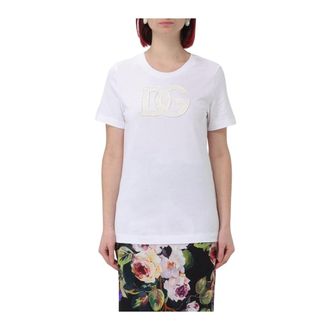 Dolce & Gabbana Mujer, Camisetas, Blanco, Talla: XS