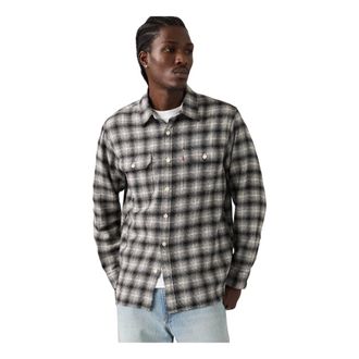 Levi's Heren, Overhemden, Zwart, Maat: XL Katoen