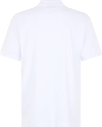 HUGO BOSS Mens Polo Shirt White Cotton T-shirts And Polos