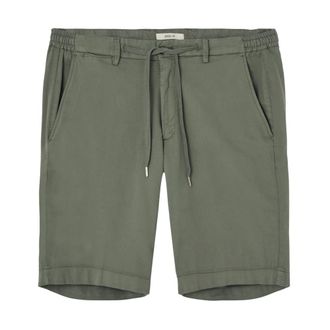 BRIGLIA 1949 Casual Shorts, male, Green, Size: M Green Bermuda Shorts with Drawstring Closure