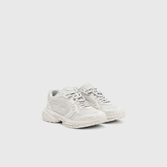 Diesel S-Pro-V-Dense - Mesh sneakers with crystals - Sneakers - Woman - White
