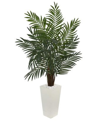 Nearly Natural 5.5Ft Areca Artificial Palm Tree In Tower Planter