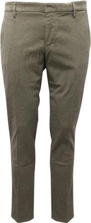 Dondup Gaubert Broeken - Heren - Slim Fit Broeken - Groen - W38 - Broeken