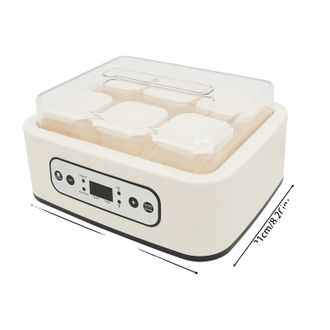 OEM Yogurtera, Capacidad De 1,5 L, Temporizador F&aacute;cil De Usar, Color Amarillo Claro