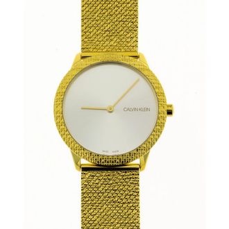 Calvin Klein Quartz Horloge - Dames - Horloges - Geel - ONE Size - Accessoires