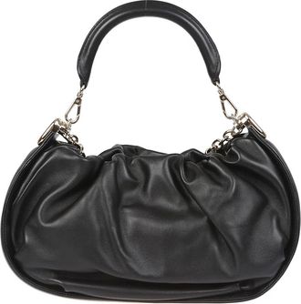 Roger Vivier Zwarte Hobo Tas Viv Choc Royale - Dames - Handtassen - Zwart - ONE Size - Leer - Tassen