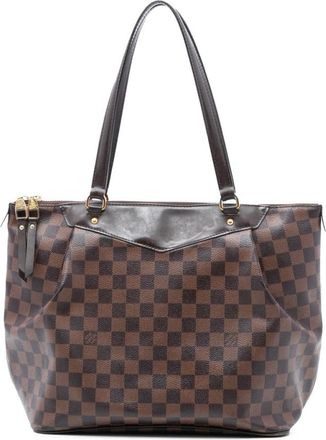 Louis Vuitton Pre-owned Tote Bags, female, Brown, Size: ONE SIZE Pre-owned Vintage Damier Eb&egrave;ne Shoulder Bag
